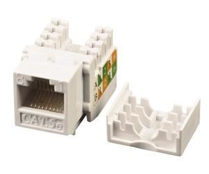 MasterLan keystone UTP Cat.5e, white