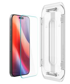 Spigen Glass tR EZ Fit 2 Pack, transparency - iPhone 17/16 Pro /17 (AGL07928)