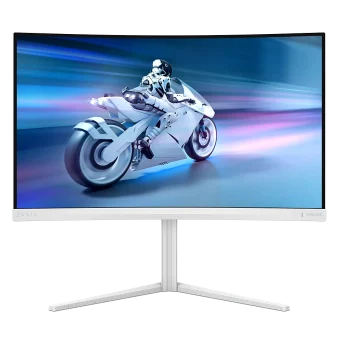 Philips 27" 27M2C5501/00 QHD (2560×1440) VA zakrivljeni, 180Hz, 0.5ms, 300cd/m2, 5000:1, 2×HDMI/DP, HAS, HDR, Ambiglow, bijeli