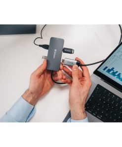 Verbatim CMH-05 Pro Multiport 5-portni USB-C HUB: 1xHDMI, 1xRJ45, 2xUSB-A, 1xUSB-C PD