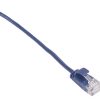 Masterlan comfort patch cable UTP, extra slim, Cat6, 5m, blue