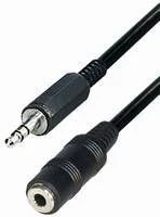 Transmedia Connecting Cable 3,5mm plug-jack 1m
