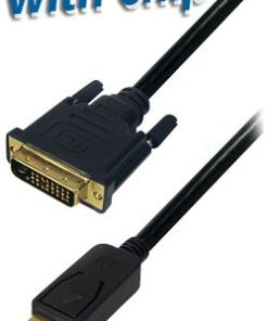 Transmedia DisplayPort plug to DVI 24 1 plug, 1,8 m