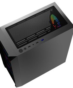 Bit Force PALADIN ARGB-4 Gaming Midi Tower ATX kućište bez napajanja, crno