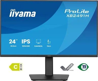 IIYAMA 24" XB2491H-B1 FHD (1920×1080) IPS, Pivot, 120Hz, 1ms, 350 cd/m2, HDMI/DP, crni