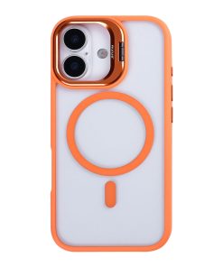 Rixus Classic 03 Case With MagSafe Compatible For Apple iPhone 17 Orange