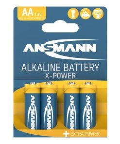 Ansmann X-Power Alkaline Battery AA LR6 4 pcs. paper blister
