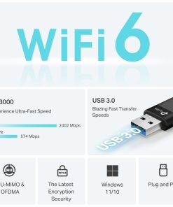 TP-LINK Archer TX50U, AX3000 Wi-Fi 6 USB adapter