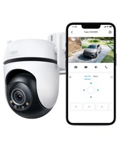 TP-Link Tapo C520WS kamera 2K QHD 4MP, H.264, 360° /130° Pan/Tilt, Starlight-Color Night Vision, microSD, dvosmjerni audio, detekcija pokreta, vodootporna IP66, Wi-Fi, Tapo app