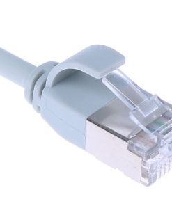 Masterlan comfort patch cable U FTP, extra slim, Cat6A, 3m, grey, LSZH