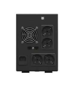 Green Cell UPS (UPSLP1050) 1500VA/1050W, Pure sine wave, Line Interactive AVR, PowerProof with LCD