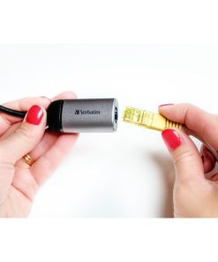 Verbatim USB-C na RJ45 gigabitni ethernet mrežni adapter, aluminijsko kućište