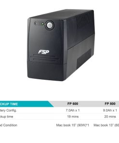 Fortron Source UPS FP 800VA/480W, Line-interactive, 2×Schuko, 1×9Ah