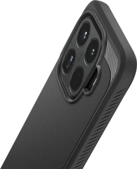 Spigen Rugged Armor, matte black - Xiaomi 15T Pro