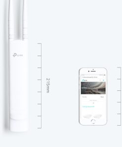 TP-Link Omada bežična pristupna točka zidna/stropna vanjska (AP) 300Mbps (2.4GHz), LAN, 802.11b/g/n, podrška za Pasive PoE, 5dBi vanjska Omni antena, IP65