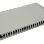 NFO Patch Panel 1U 19" - 24x SC Duplex, Pull-out, 2 trays