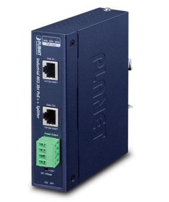 Planet Industrial Single-Port 10 100 1000Mbps 802.3bt PoE Splitter