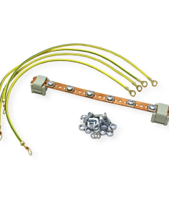 Roline 19" šina za izjednačavanje potencijala, 220mm + kabel za uzemljenje