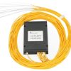 NFO Fiber Optic PLC Splitter, 1:16, ABS Module, SM, G657A1, 1,5m, No Connectors