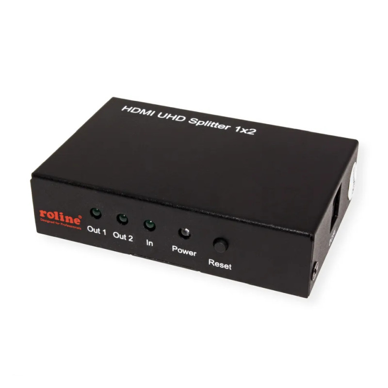 Roline HDMI dvosmjerni razdjelnik, 4K/60Hz (1 ulaz/2 izlaza)