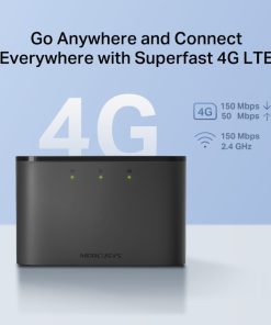 Mercusys MT110 150Mbps 4G LTE Mobile Wi-Fi, 150 Mbps (2.4 GHz) 4G Cat4 150/50 Mbps