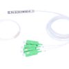 NFO Fiber Optic PLC Splitter, 1:4, Steel Box, SM, G657A, 1,5m, SC APC