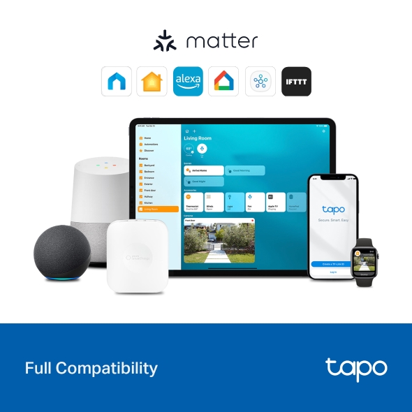 TP-Link Tapo S110E Smart Switch Module 2.4GHz, 802.11b/g/n, Bluetooth, Tapo app, Wi-Fi kontrola, Timer/Schedule postavke, Amazon Alexa/Google Assistant