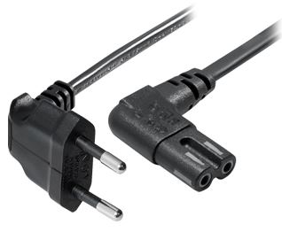 Transmedia Power Cable, angled, 5m