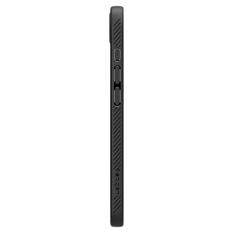 Spigen Liquid Air, zaštitna maska za telefon, mat crna - iPhone 17e/16e (ACS09161)