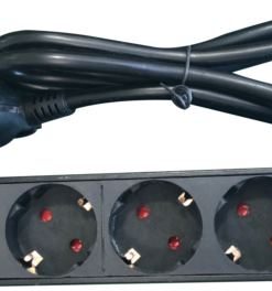 NaviaTec PDU (Power Distribution Unit) sa 4x Schuko priključaka, kabel Schuko, 10"