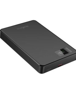 Gembird 15 W Magnetic wireless powerbank with LCD, 10000 mAh, black