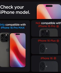 Spigen Glass tR EZ Fit 2 Pack, transparency - iPhone 17/16 Pro Max (AGL07907)