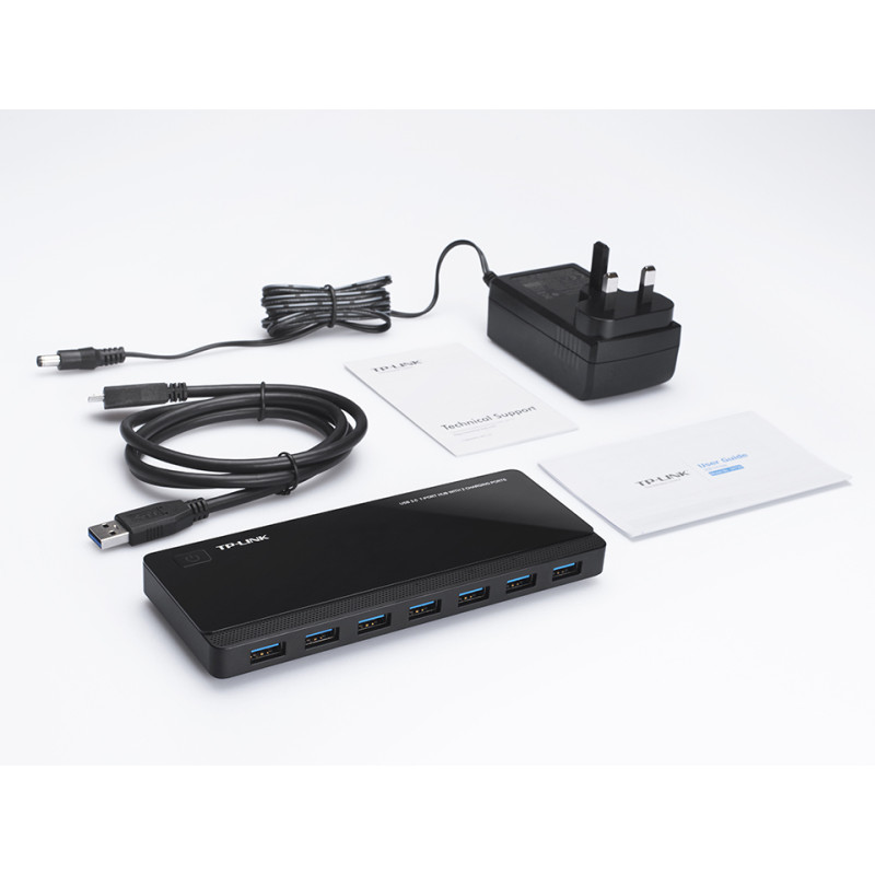 TP-Link USB3.0 Hub 7-port + 2 port za punjenje, sa napajanjem