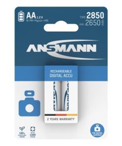 Ansmann Digital NiMH Rechargeable battery AA HR6 type 2850 (min. 2650 mAh) 2 pcs. blister packaging