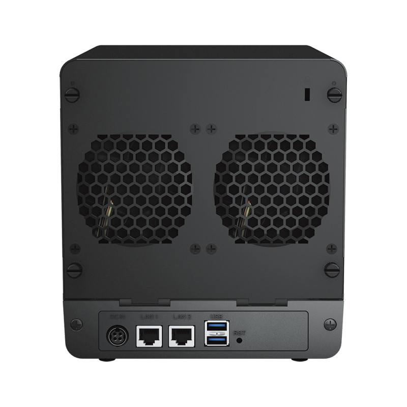 Synology DS423 DiskStation 4-bay NAS server, 2.5"/3.5" HDD/SSD podrška, Hot Swappable HDD, Wake on LAN/WAN, 2GB, 2×G-LAN, 2×USB3.2 Gen 1