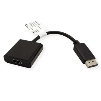 Roline VALUE adapter/kabel DisplayPort - HDMI, M/F, 0.15m