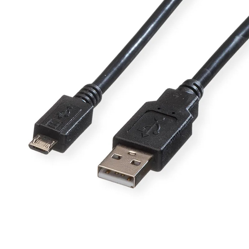 Roline USB2.0 kabel TIP A(M) na Micro B(M), 3.0m, crni