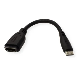 Roline VALUE adapter/kabel HDMI - Mini HDMI, F/M, 0.15m