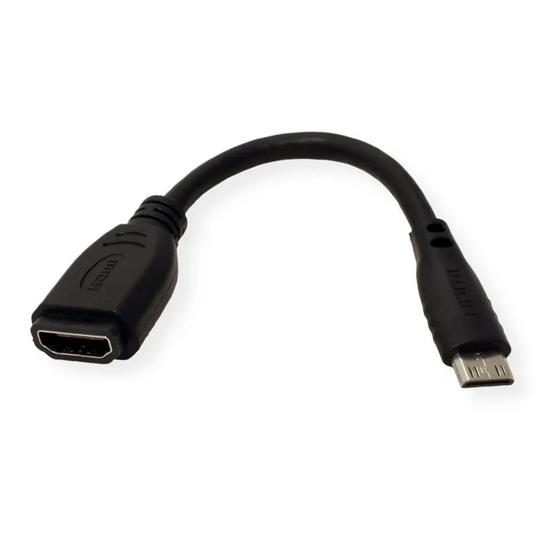 Roline VALUE adapter/kabel HDMI - Mini HDMI, F/M, 0.15m