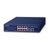 PLANET preklopnik (Switch) 10" 8-port 10/100TX 802.3at PoE + 2-port 10/100TX, rack-mountable