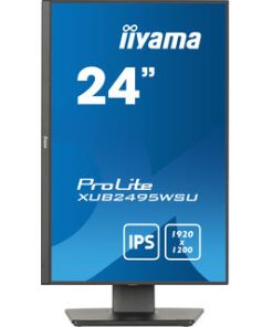 IIYAMA 24" XUB2495WSU-B7 (1920x1200) IPS 16:10, Pivot, 75Hz, 300cd/m2, 1000:1, 4ms, HDMI, DP, Speakers, USB-A 3x, USB-Cx1