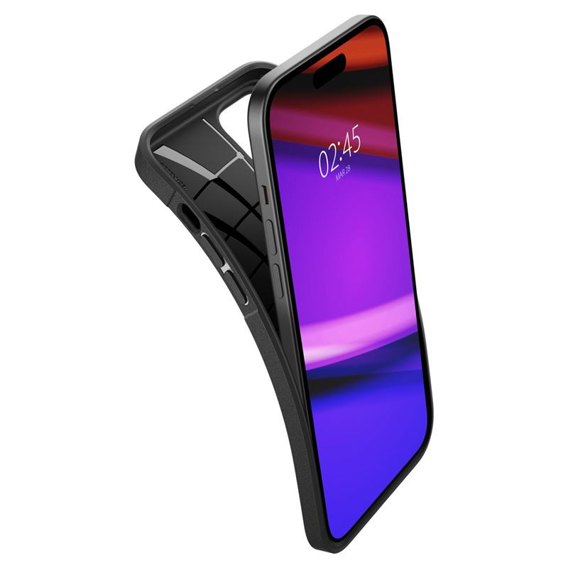 Spigen Core Armor, zaštitna maska za telefon, mat crna - iPhone 15 (ACS06479)