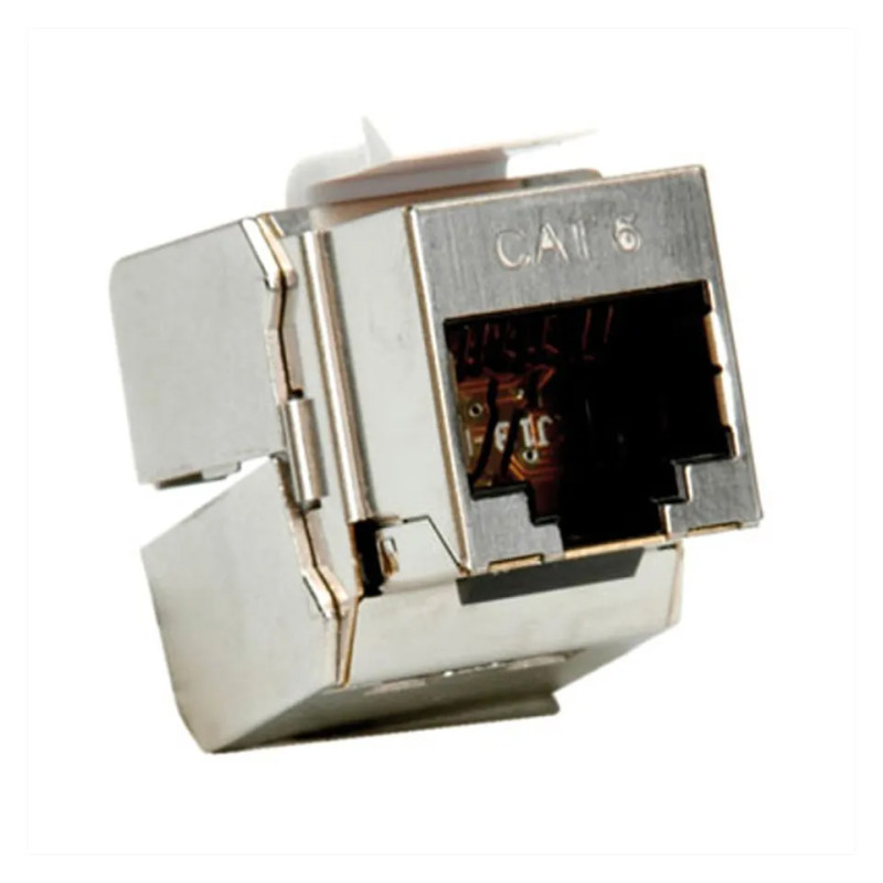 Roline RJ45 Keystone konektor Cat.6/Class E, STP (tool-free), srebrni