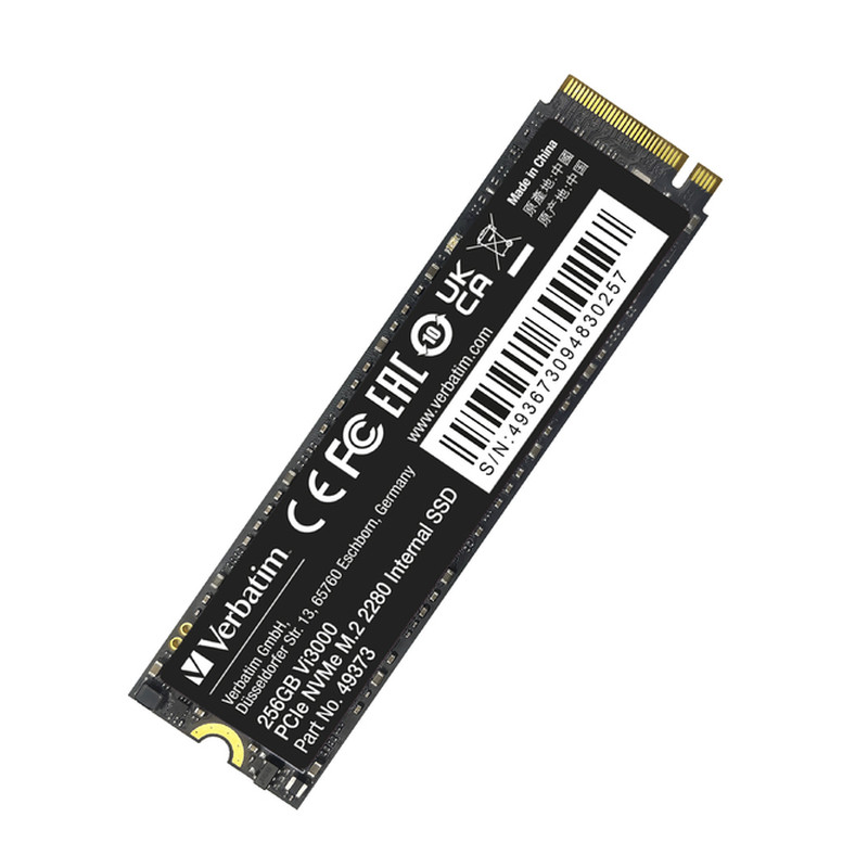 Verbatim Vi3000 256GB SSD M.2 NVMe PCIe Gen3x4