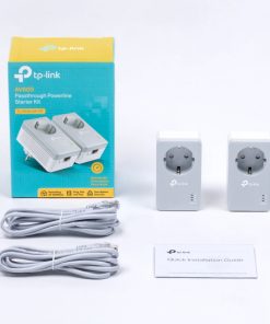 TP-Link AV600 Powerline mrežni adapter, 600Mbps, 1× mrežni ulaz, dodatna strujna utičnica, HomePlug AV (duplo pakiranje)