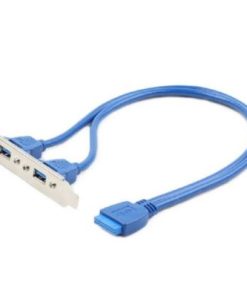 Gembird Dual USB 3.0 receptacle on bracket