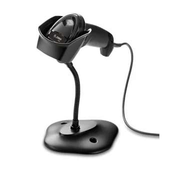 Zebra DS2208 2D LED barcode čitač + stalak, USB, crni