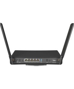 Mikrotik hAP ax3, Wi-Fi 6, C53UiG+5HPaxD2HPaxD, Quad-Core 1.8 GHz CPU, 1GB RAM, 4×Gbit/1×2.5Gbit LAN (PoE In/Out), 2.4GHz/5GHz 802.11ax, Dual Chain, RouterOS L6, desktop kućište, PSU