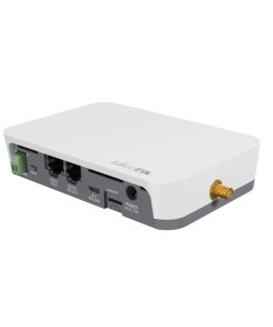 Mikrotik KNOT LR8 kit - IoT Gateway, 650MHz CPU, 64MB RAM, 2×10/100Mbps (PoE-in/PoE-out) 2.4Ghz 802.11b/g/n Dual Chain, R11e-LoRa8 card (863-870MHz 14dBm), BT5.2, GPS, microUSB, RouterOS L4