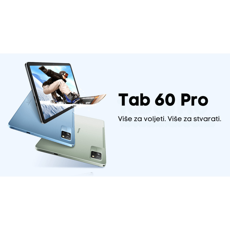 BLACKVIEW Tab 60 PRO 8/128 GB LTE, 10.1" HD (800x1280) IPS, 5MP/8MP, WiFi, DokeOS_P 4.0 + preklopna torbica, 3.5mm slušalice, bežična tipkovnica, bežičan miš, stylus olovka, s adapterom, sivi